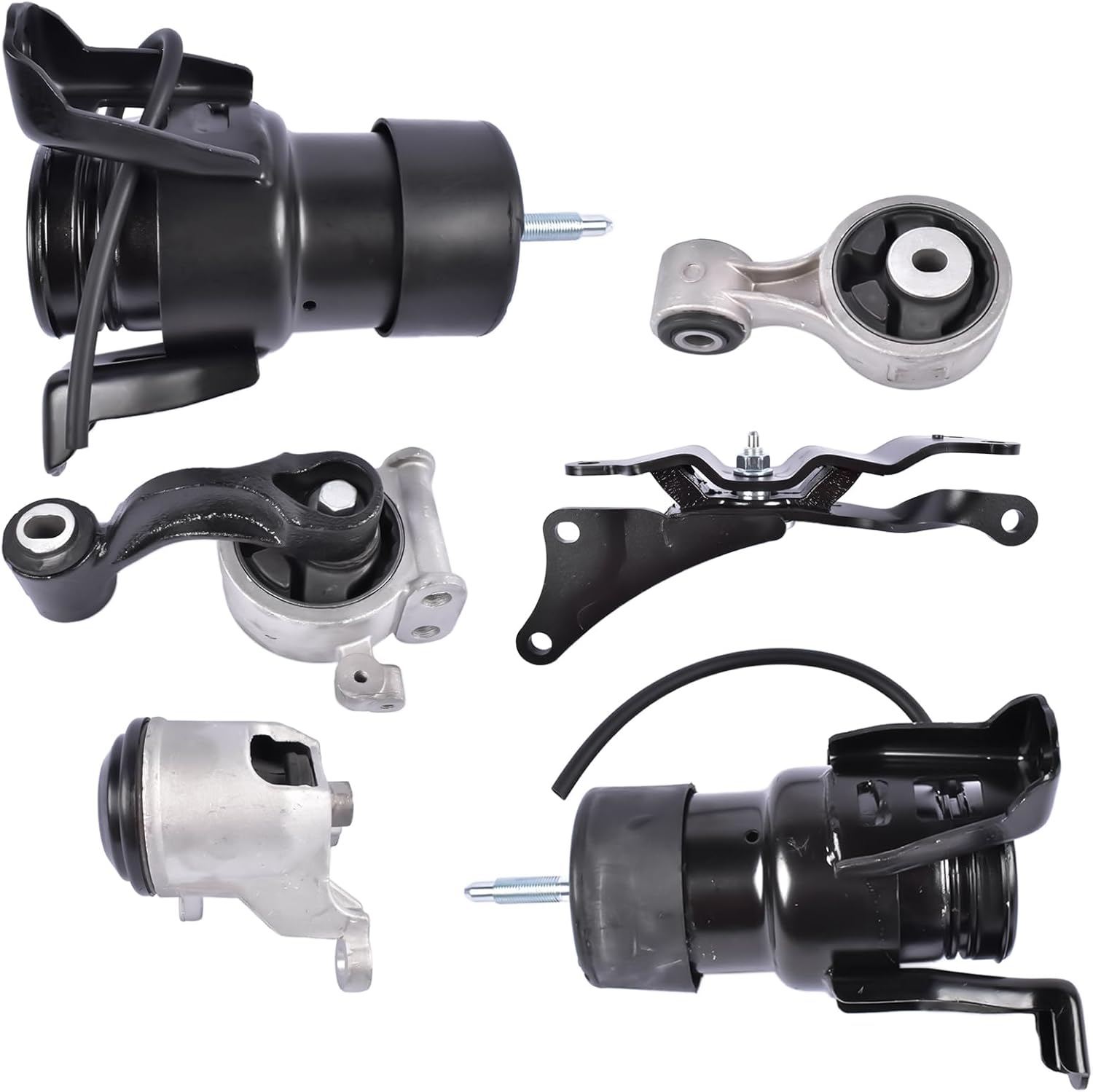 GELUOXI Engine Mount & Transmission Mount 6Pcs Replacement for Nissan Altima Maxima Murano 2007-2014 Auto 112709N00A 112103KA0A 113209N00A