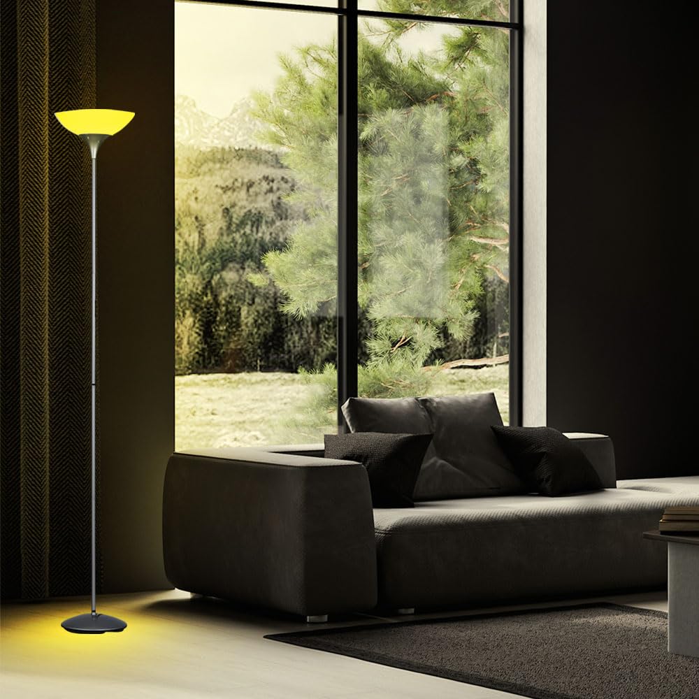 Smart Home RGB LED Steh Lampe Decken Fluter Alexa Stand Leuchte Strahler dimmbar