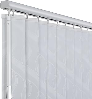 Fabric Vertical Window Blinds, Cordless Sliding Door Blinds & Shades, 98...