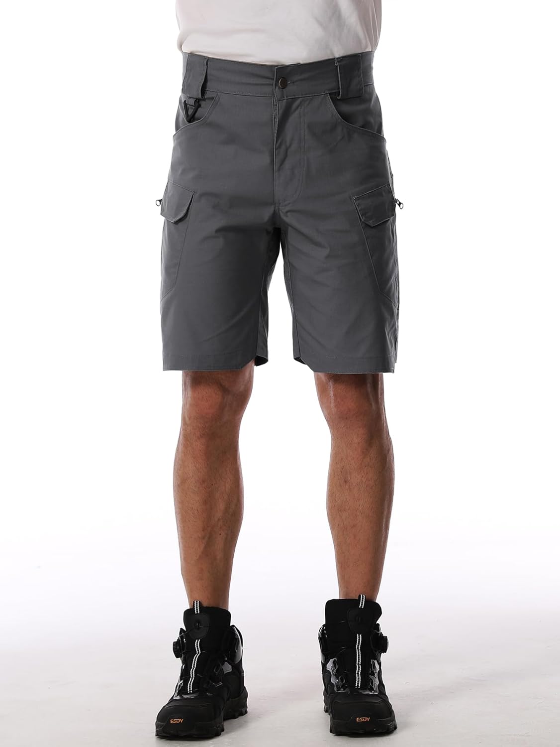 AUTIWITUA Men's Hiking Cargo Shorts Outdoor Water Resistant Tactical Work Shorts with Multi-Pocket(No Belt)