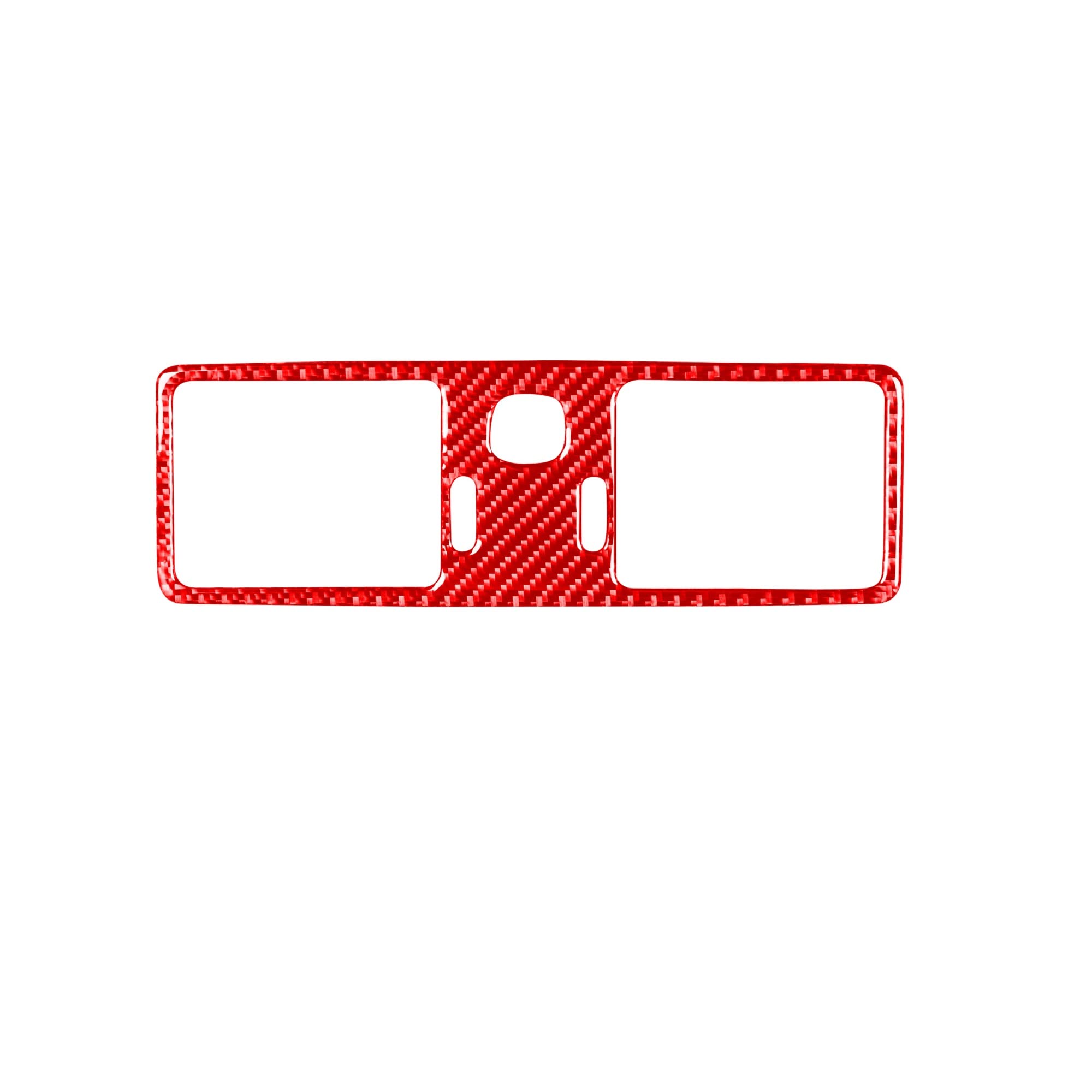 Central Air Outlet Vent Decoration Cover Sticker Decal Trim Car Accessories for Volvo XC90 2003-2014(Rosso)