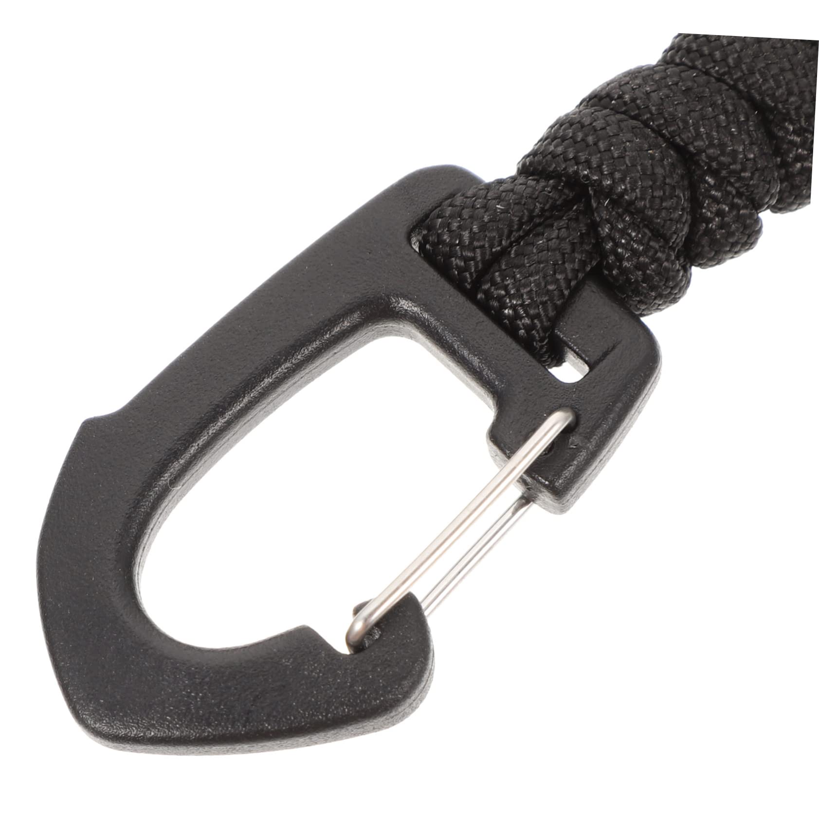 BESPORTBLE 40 Piezas Cordón Clave Caribineros Llaveros para Hombres Cordón De Llavero De Supervivencia Cable Mosquetón Cordón Llavero Clip De Cordón El Plastico Viajar Gorra con Gancho