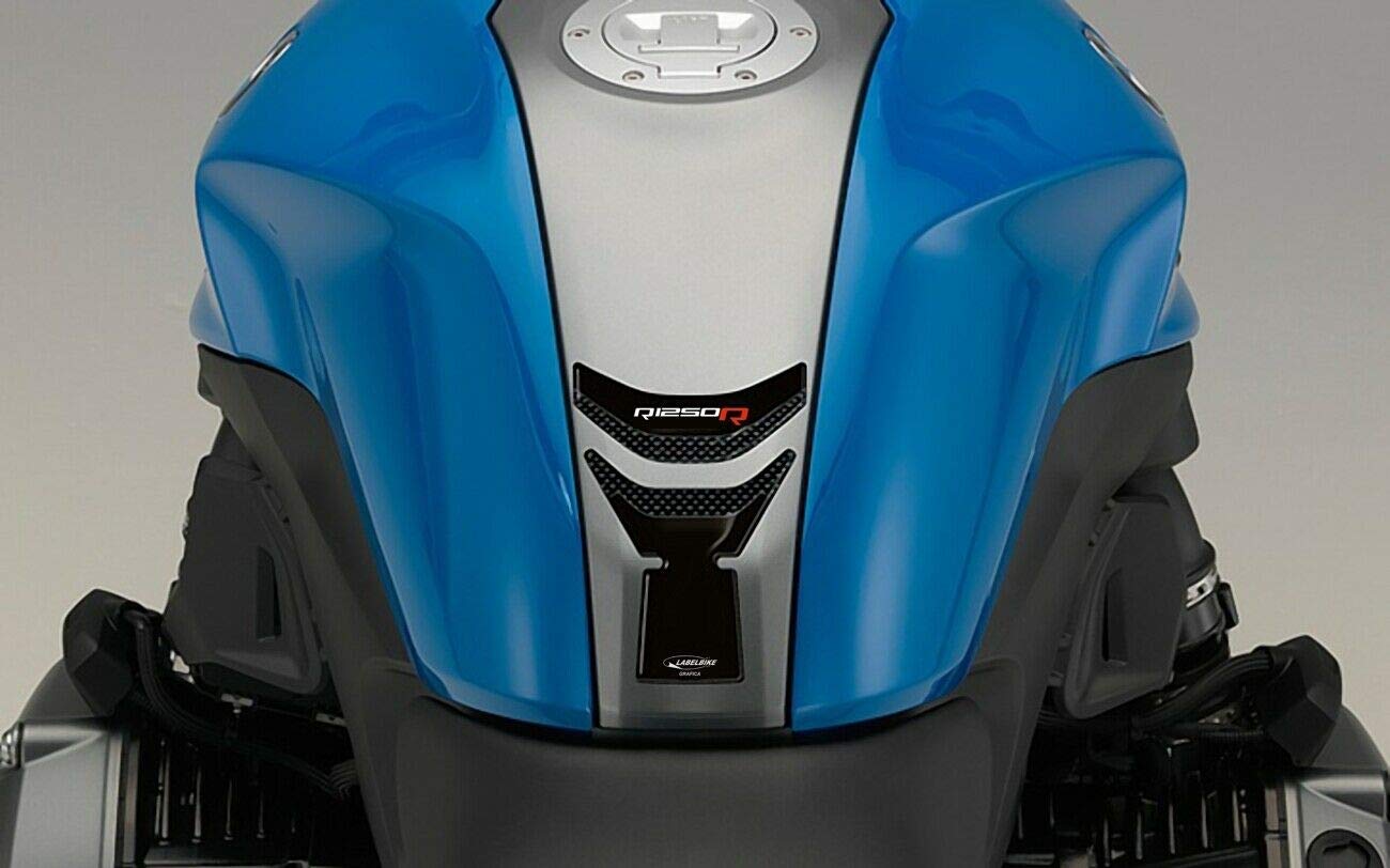 labelbike - 3D Aufkleber Motorrad Tankpad Schutz und Dekoration aus Harz kompatibel mit BMW R1250R