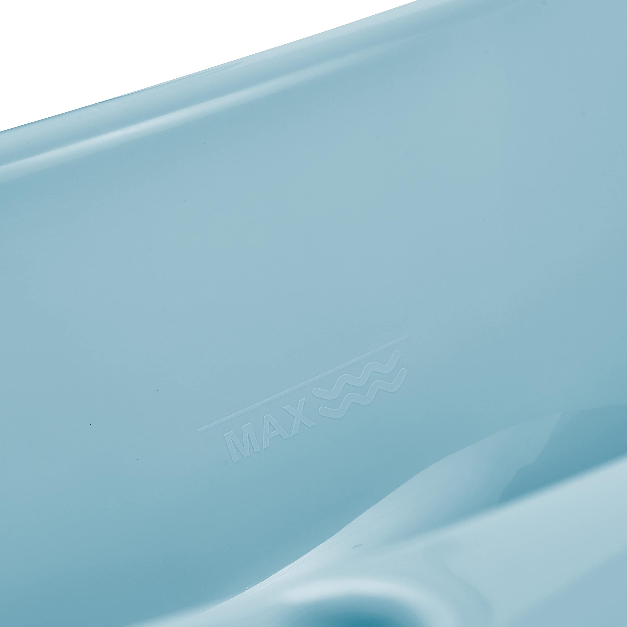 keeeper Vaschetta da Bagno Ergonomica, Per Bambini da 0 a 12 Mesi circa, 100 cm, Wiktoria, Nordic Blue (Blu)
