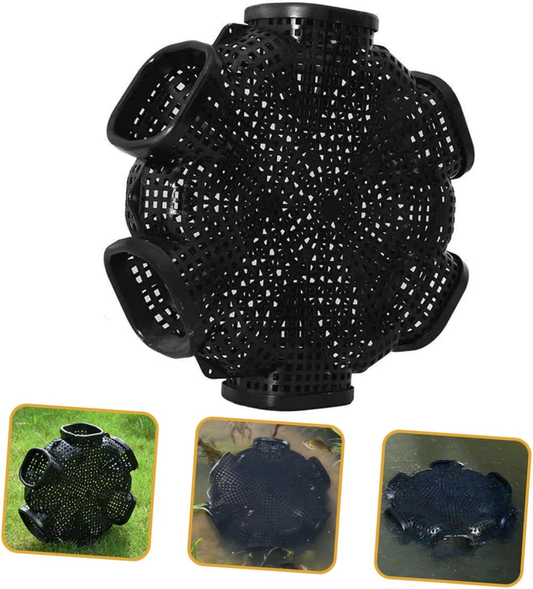 Plastic Fishing Trap Cage for Crawfish Shrimp EEL Crab Durable Reusable Net for Bait Fishing for Professionals Enthusiasts