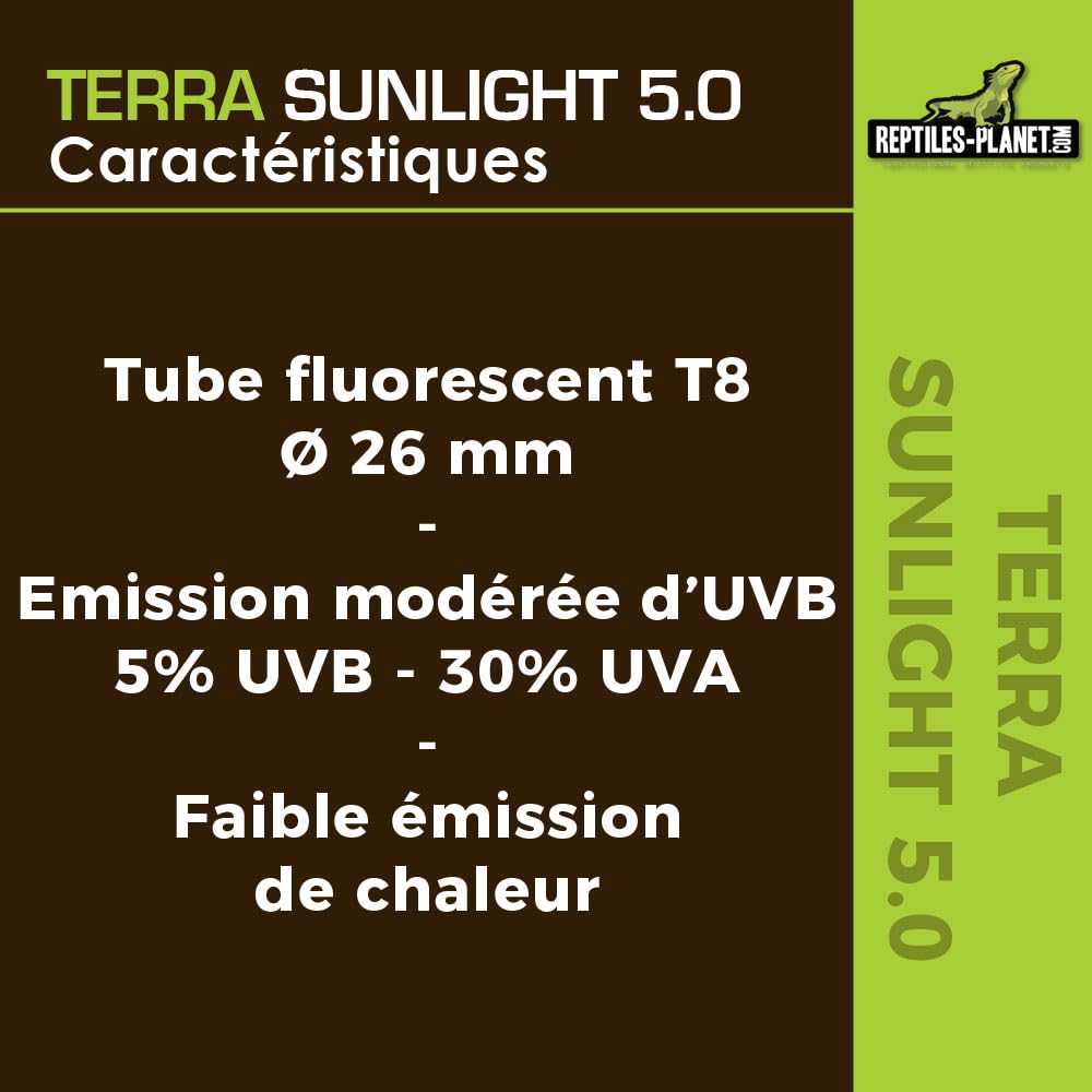 Reptiles Planet Beleuchtung Terra Sunlight T8 5,0 30 W/90 cm