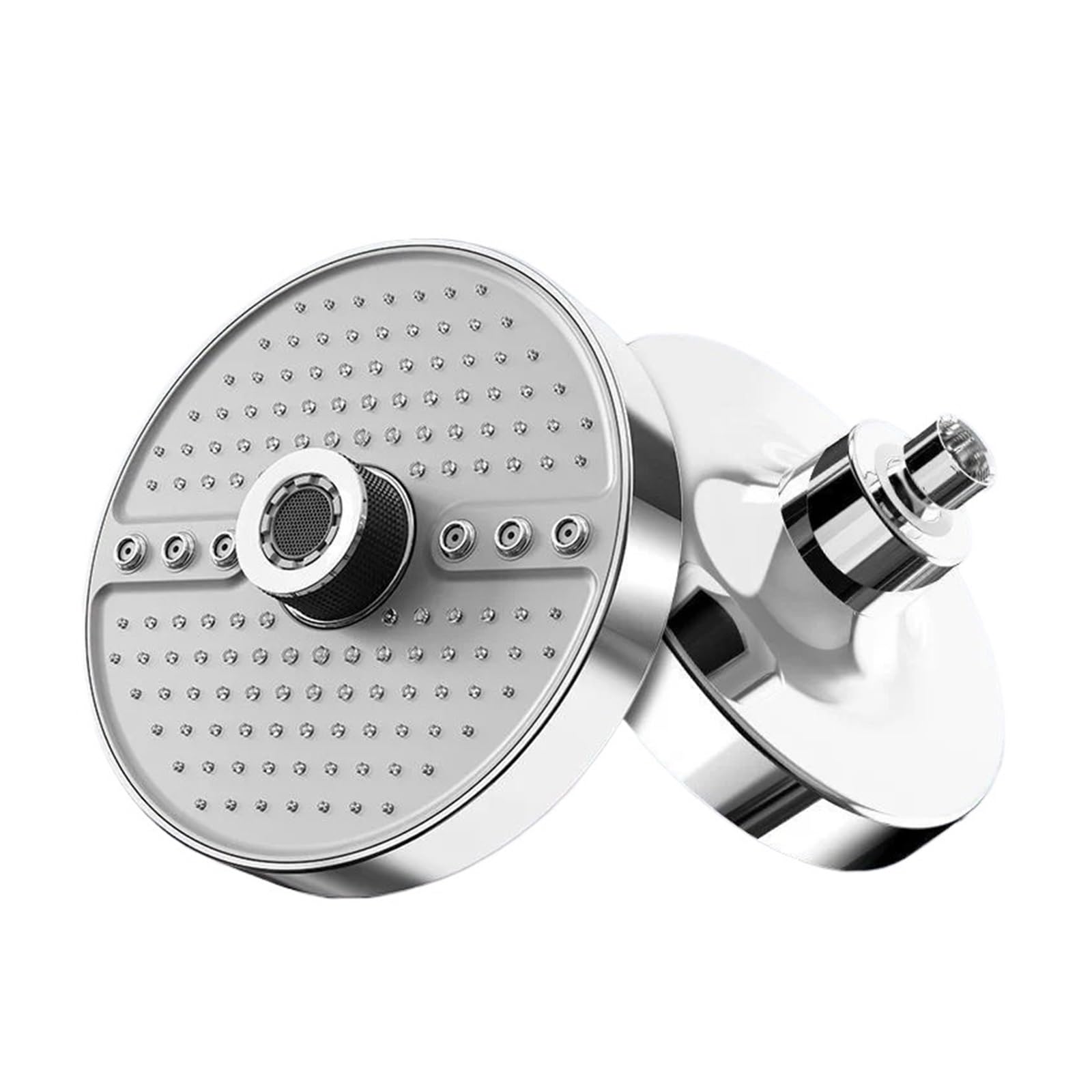Pommeau de douche 7 pouces avec 5 jets en silicone liquide pour salle de bain