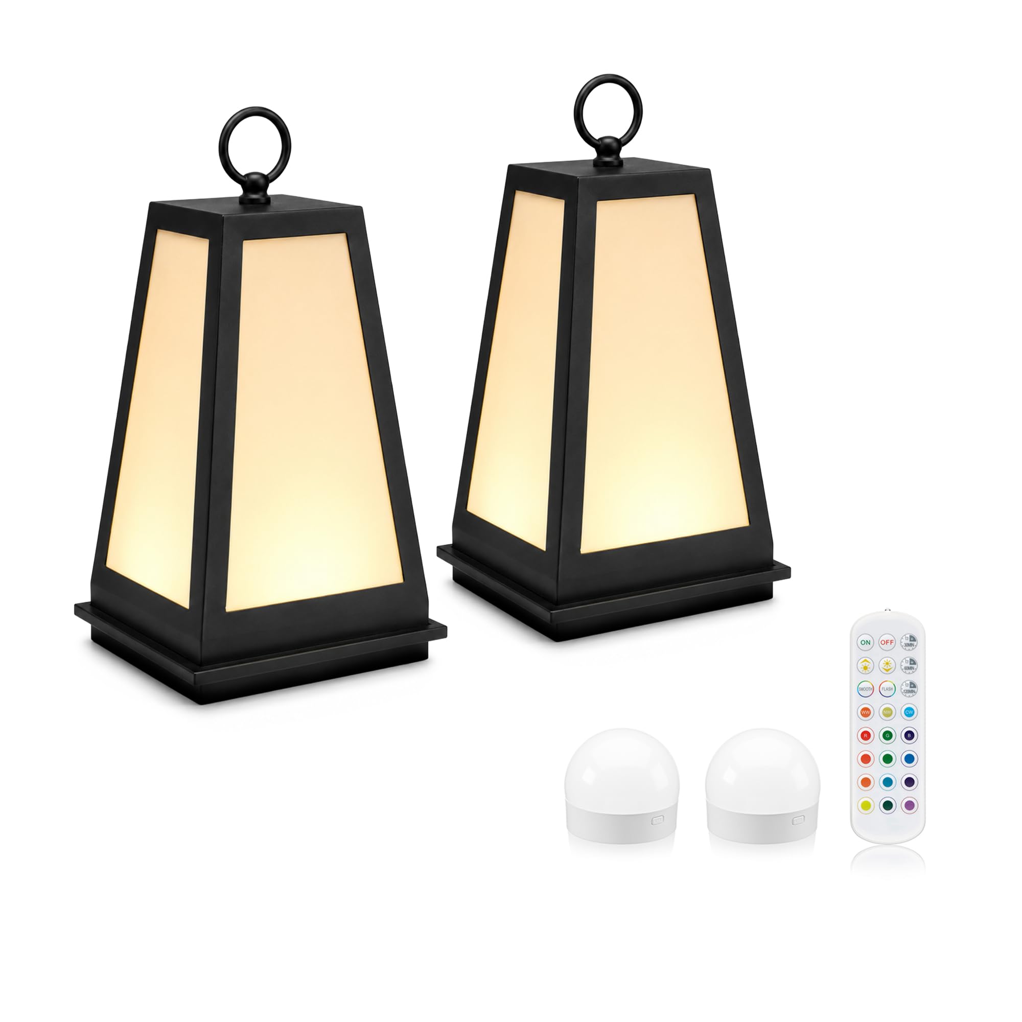 Omniance Tuscari Rechargeable Garden Lantern, IP44 Cordless Outdoor Lamp