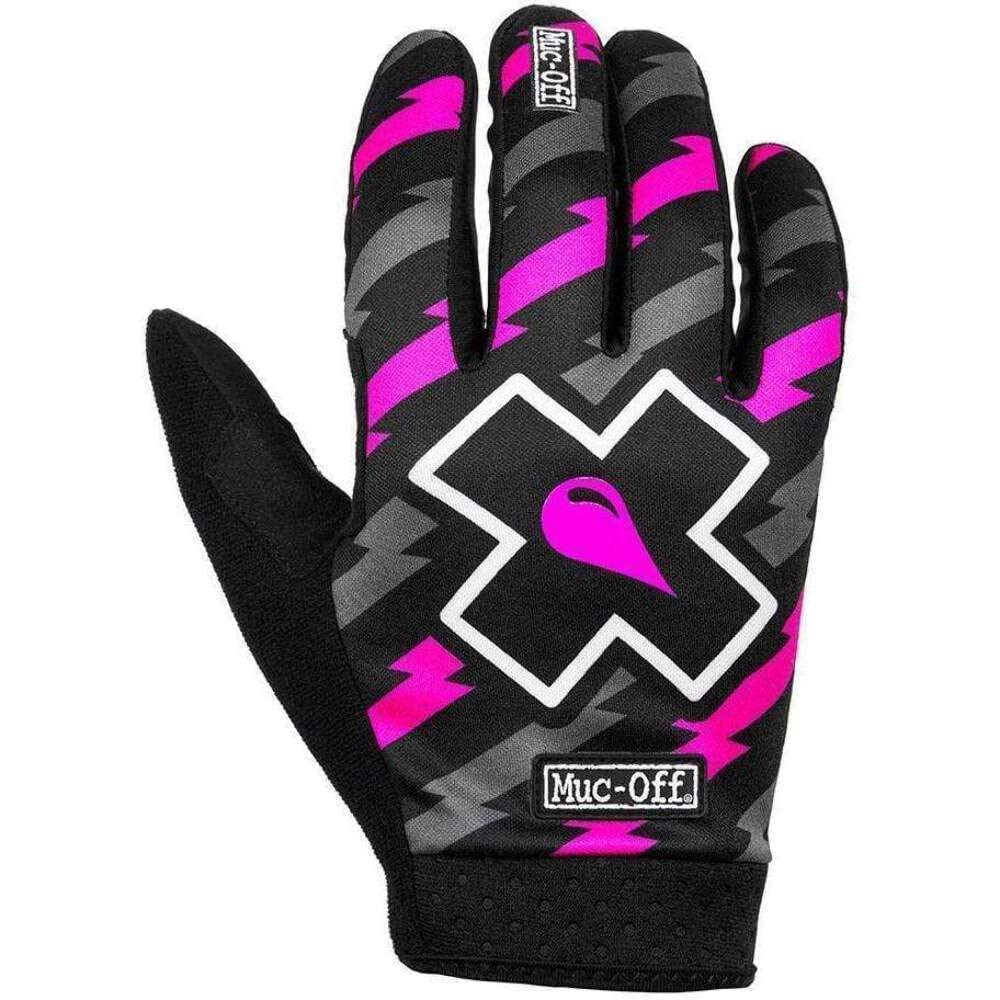 Muc Off Rider Gloves Bolt - Mountain Bike Cycling Gloves with Ultimate Grip and Microfibre Thumb - Flexible Breathable Bike essentials for Men and Women - XL