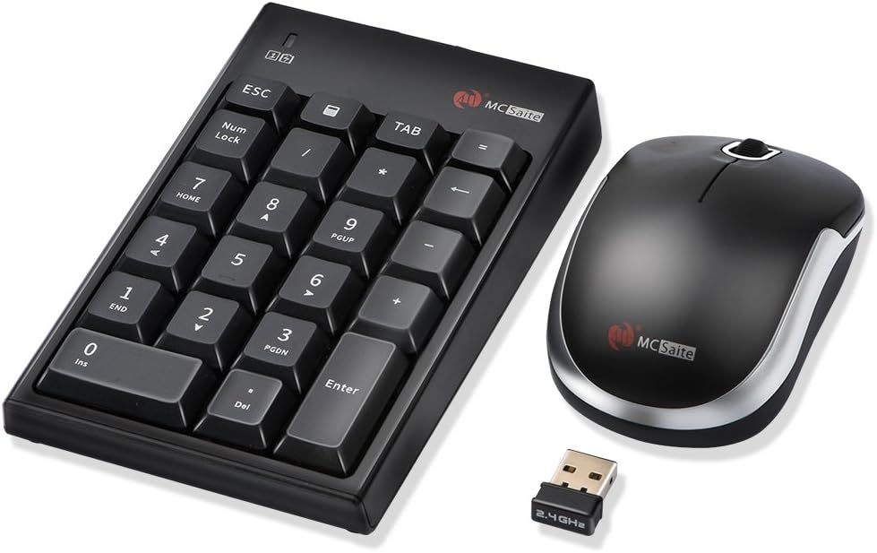 Wireless Keypad & Mouse Combo