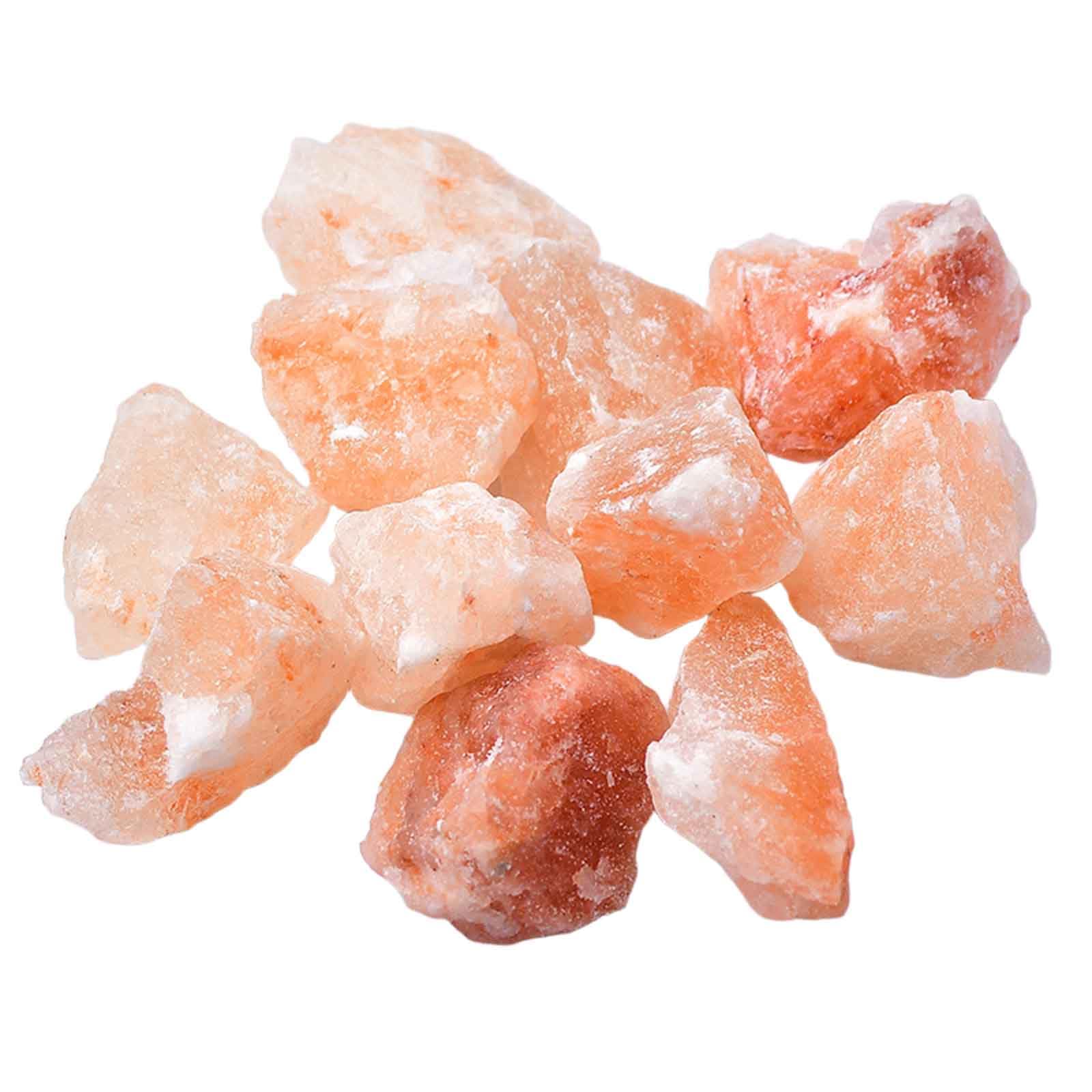 GPDNBIEU Natural quartz, 2.2lb/1000g Orange Salt Crystal, for Tumbling, Cabbing, Fountain Rocks, Decoration,Polishing, Wire Wrapping
