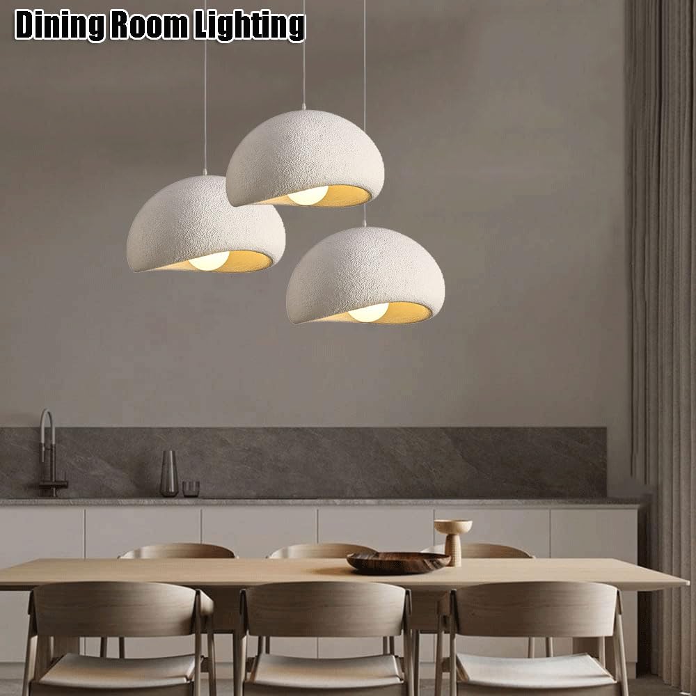 Minimalistyczna lampa wisząca, oprawka E27, klosz z polietylenu o wysokiej gęstości, nordycki styl industrialny, dekoracyjna oprawa do sypialni, przedpokoju lub salonu.