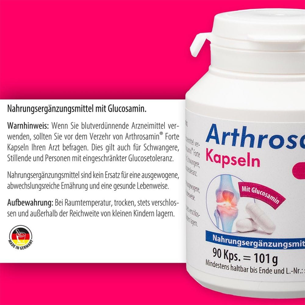Pharma-Peter ARTHROSAMIN 1000 mg forte Gelenkkapseln, 90 Stück