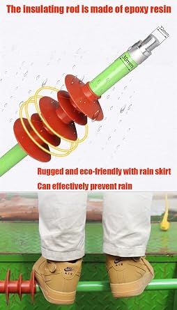 Lightning Rod Kit,Stainless Steel Insulation Arrester, Home Roof Outdoor (Size : High 1600mm)(High 1100mm)