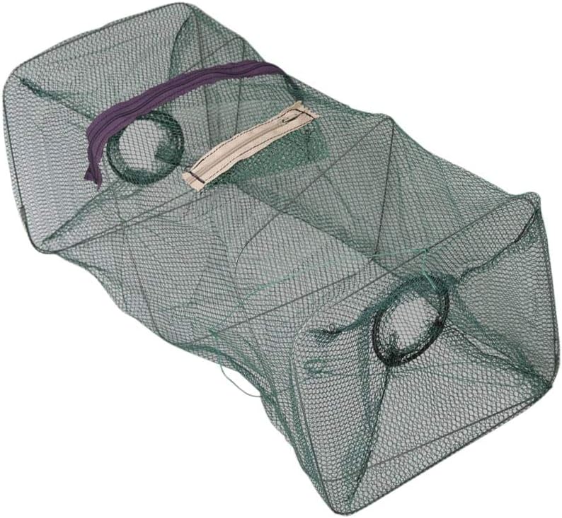 Portable Bait Traps Fishing Nets Foldable Easy Use Hand Casting Bait Traps Cage Baits Cast Mesh Trap for Fishes Shrimp Minnow Crayfish Crab Crawdad