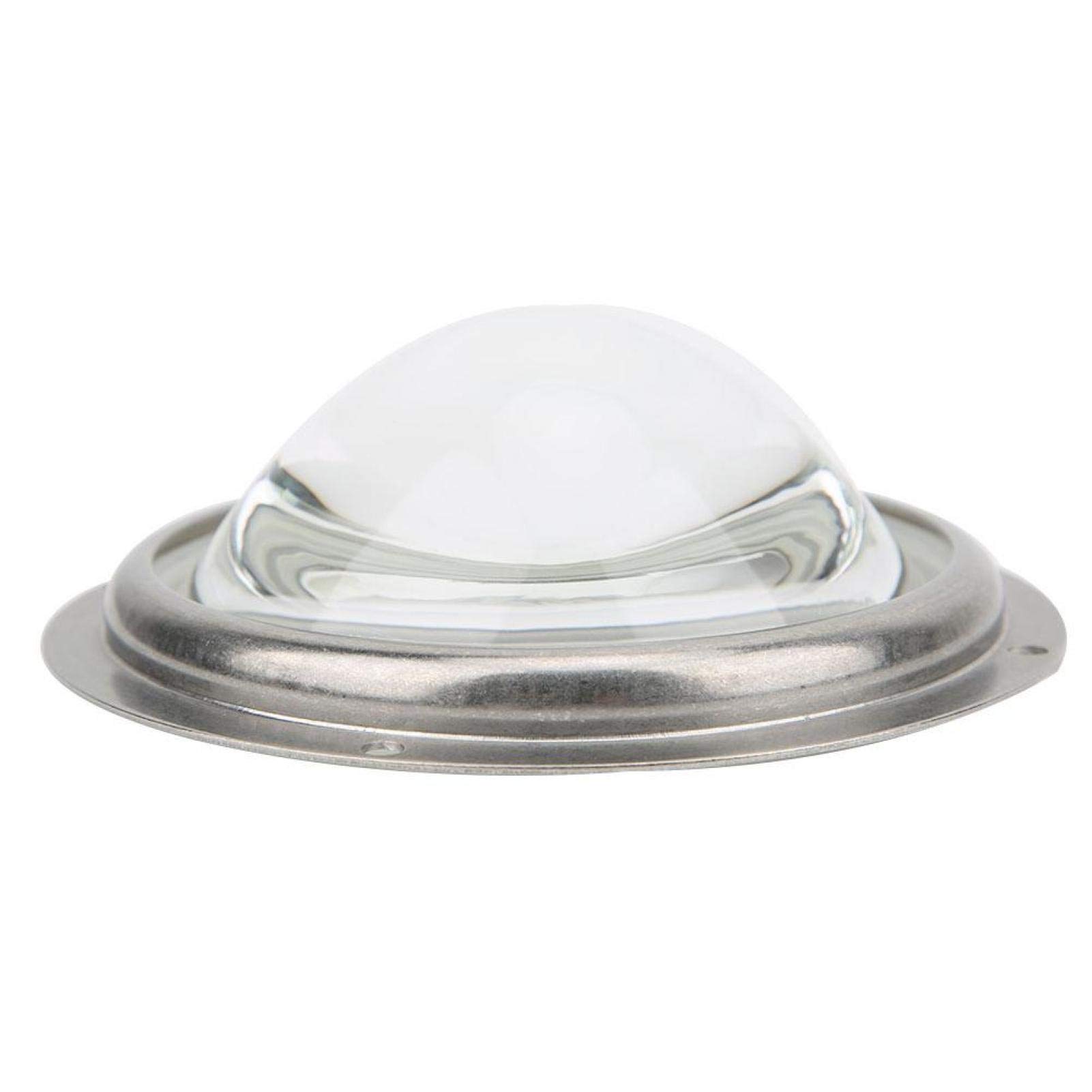Condensateur LED Plano Convexe Lentille en Verre 100mm avec Support Fixe pour LED de 20W à 200W