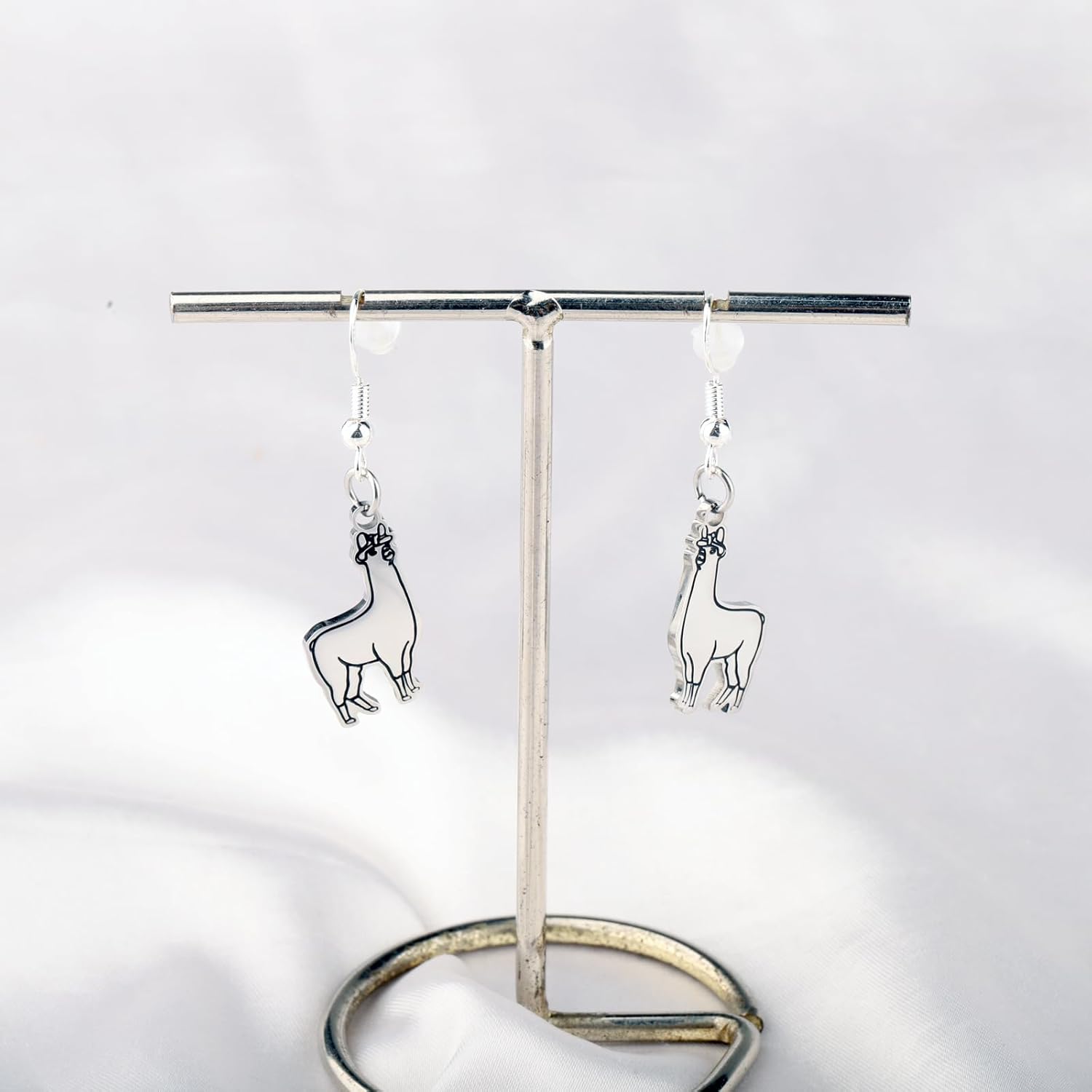 OKEYCH Cartoon Inspired Gift Llama Earrings Cartoon Fandom Jewelry Cosplay Merch - Image 6