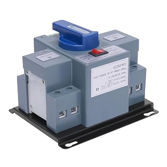 220V 63A 2PAutomatic Transfer Switch, Dual Power Generator Changeover Manual Switch, Dual Electronic Power Circuit Breaker