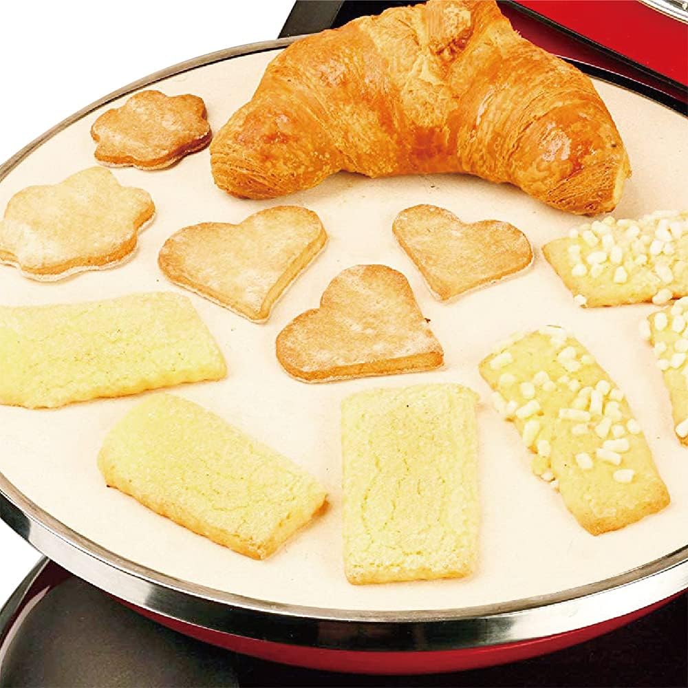 Di Tutto Per Tutti® Forno Automatico Per Pizza 400°C Regolabile Potenza 1200W Piatto in Pietra Refrattaria 31 Cm | Express Pizza Maker | 2 Palette Per Pizza In Dotazione HM-5375 [Classe di efficienza energetica A+++]