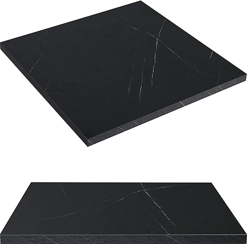 Miniatura 7 de Kaboon Mesa universal de 24 x 24 pulgadas, paquete de 2, solo encimera reversible de melamina, uso doméstico o comercial en interiores, 1 pulgada