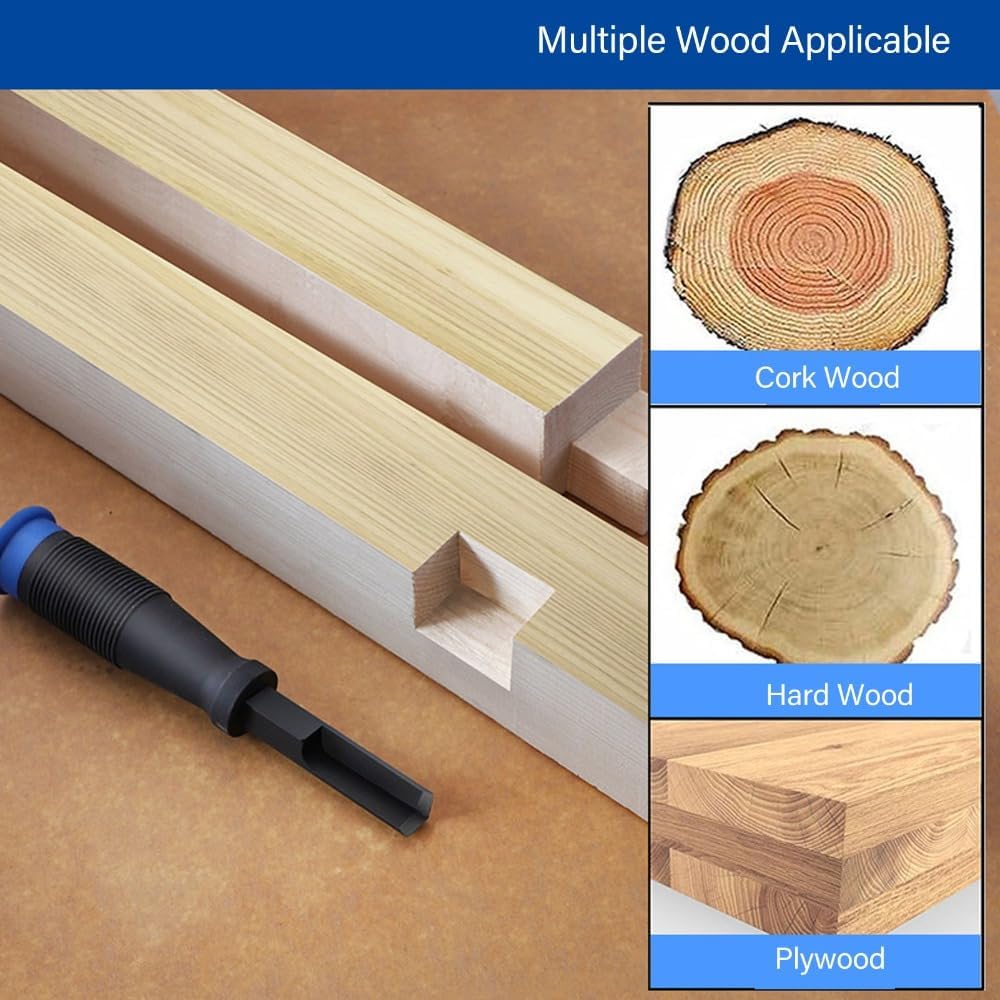 Corner Chisel,Corner Mortise Chisel, Right Angle Woodworking Tool for Door Lock Recessed, Hinge Mortises,Square Hinge & Door Lock Recesses