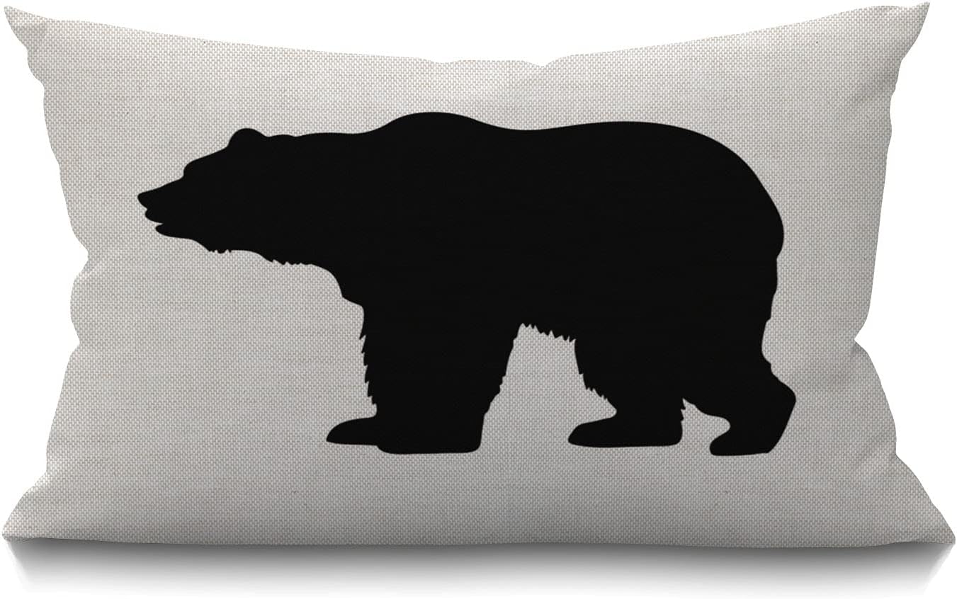 Moslion Bear Pillow,Home Decorative Throw Pillow Cover