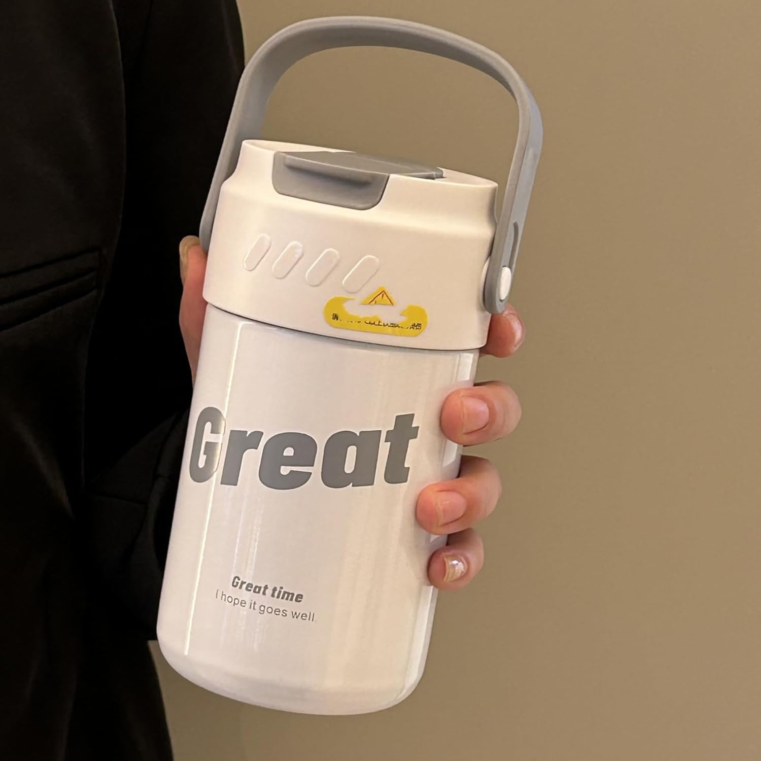 Thermal Water Cup Girls' Office Water Cup Water Cup with Lid