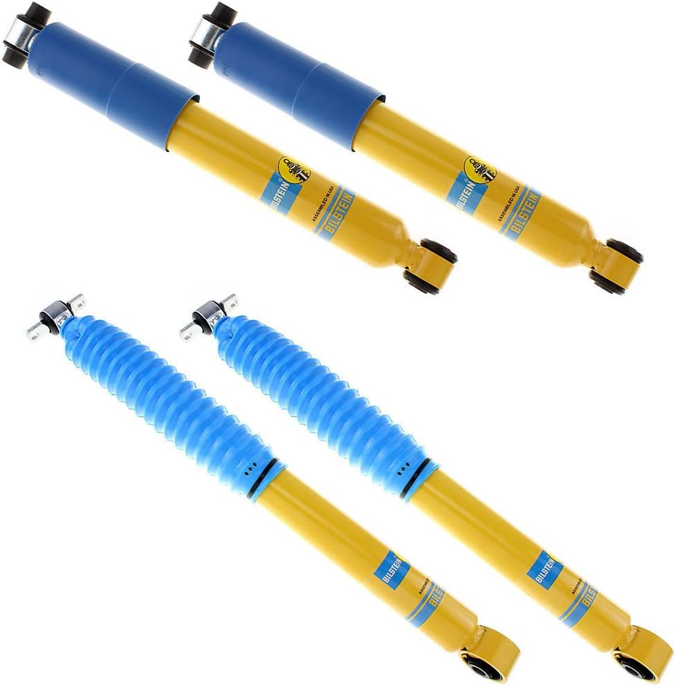 NEW BILSTEIN FRONT & REAR SHOCKS FOR 88-99 4WD CHEVY K1500 TRUCKS & GMC K1500 SIERRA TRUCKS, 46MM GAS PRESSURE SHOCK ABSORBERS, TRUCKS, BASE CHEYENNE LS SCOTTSDALE SILVERADO SPORT SL SLE SLS SLT SLX