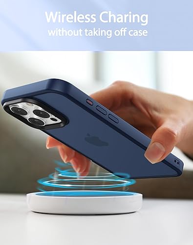 Miniatura 6 de Foluu Funda delgada para iPhone 15 Pro Max 2023-2X protector de pantalla de vidrio templado y 2 protectores de lente de cámara, parte trasera de