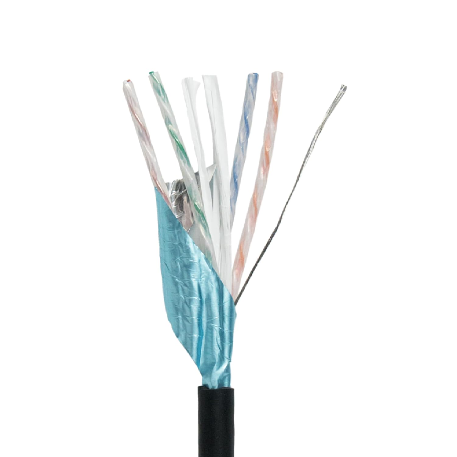 Elite Core SUPERCAT5E Ultra-Durable Shielded Ethernet Cat5e Cable, Retractable etherCON, Choose Your Length (25FT)