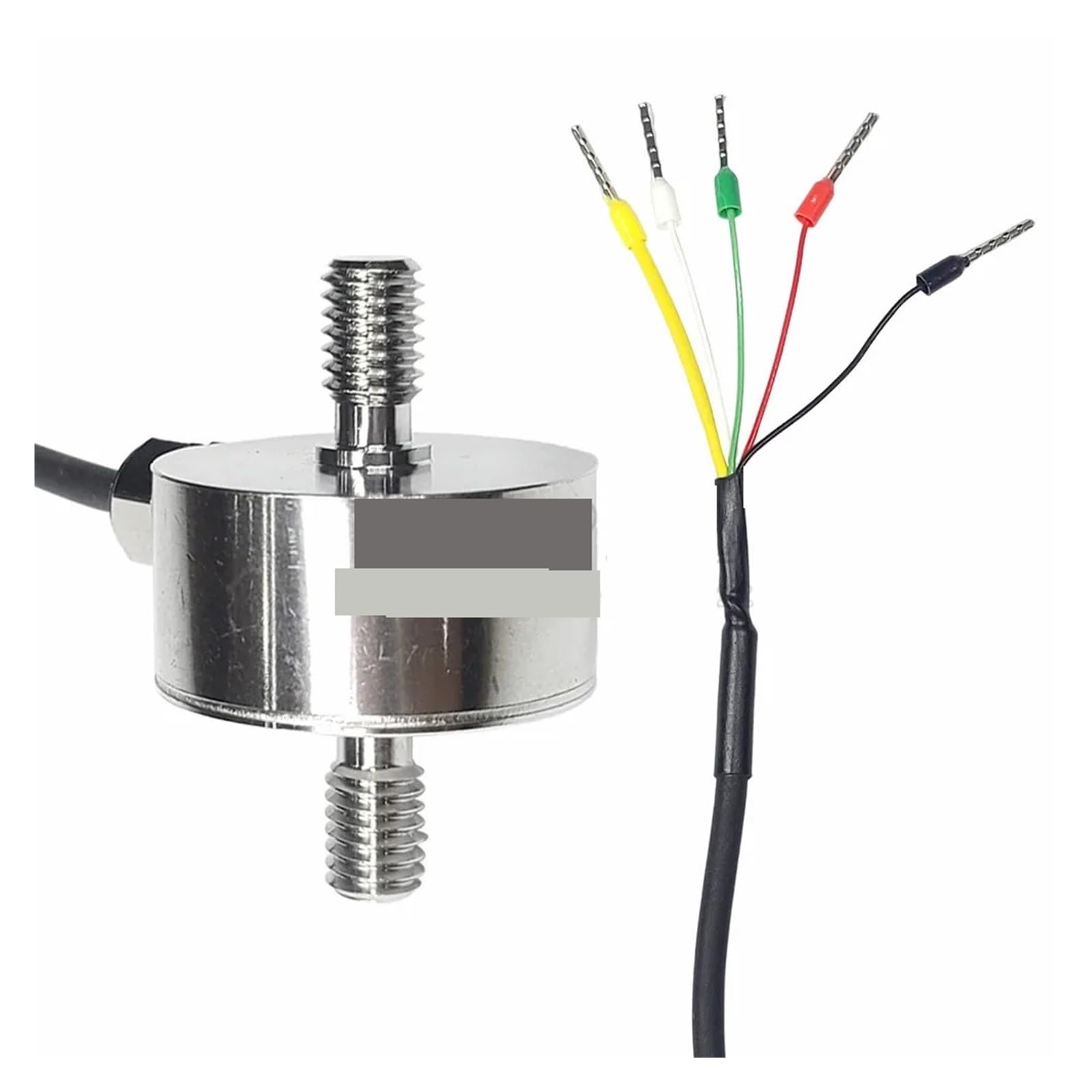 Transductor de fuerza tracción, probador presión en miniatura, celda carga automatizada alta precisión M5 M6 M8 0-5 kg ​​0-50 0-500 celda de carga(M8 0-300kg)