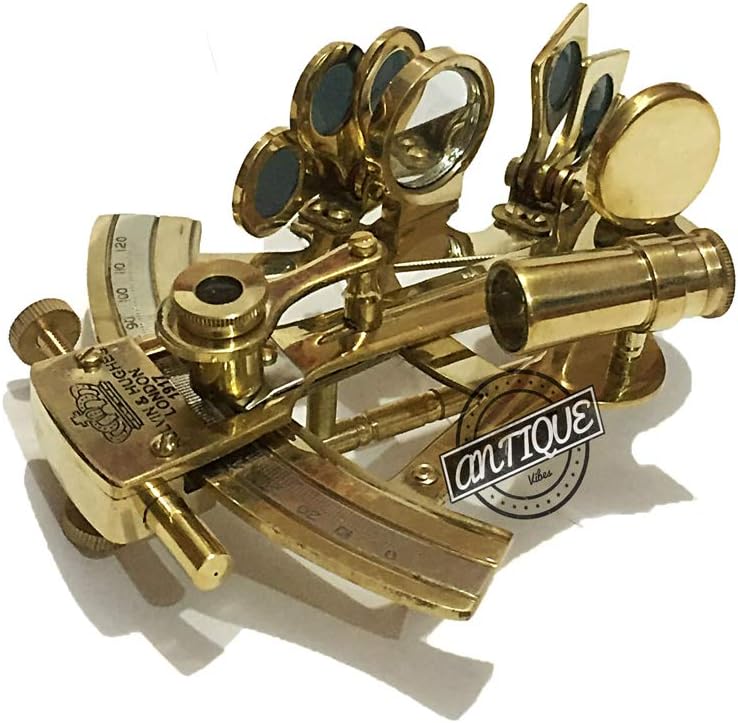 AV 4" Inches Mini Celestial Direction Sextant Nautical Maritime Gifts for Sailor/Parents/Marines