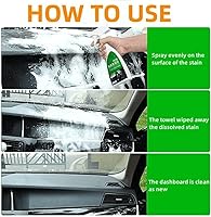 Vista 4 de Espuma multifuncional de limpieza interior de coche, nuevo limpiador multifuncional de espuma para coche (1 unidad)