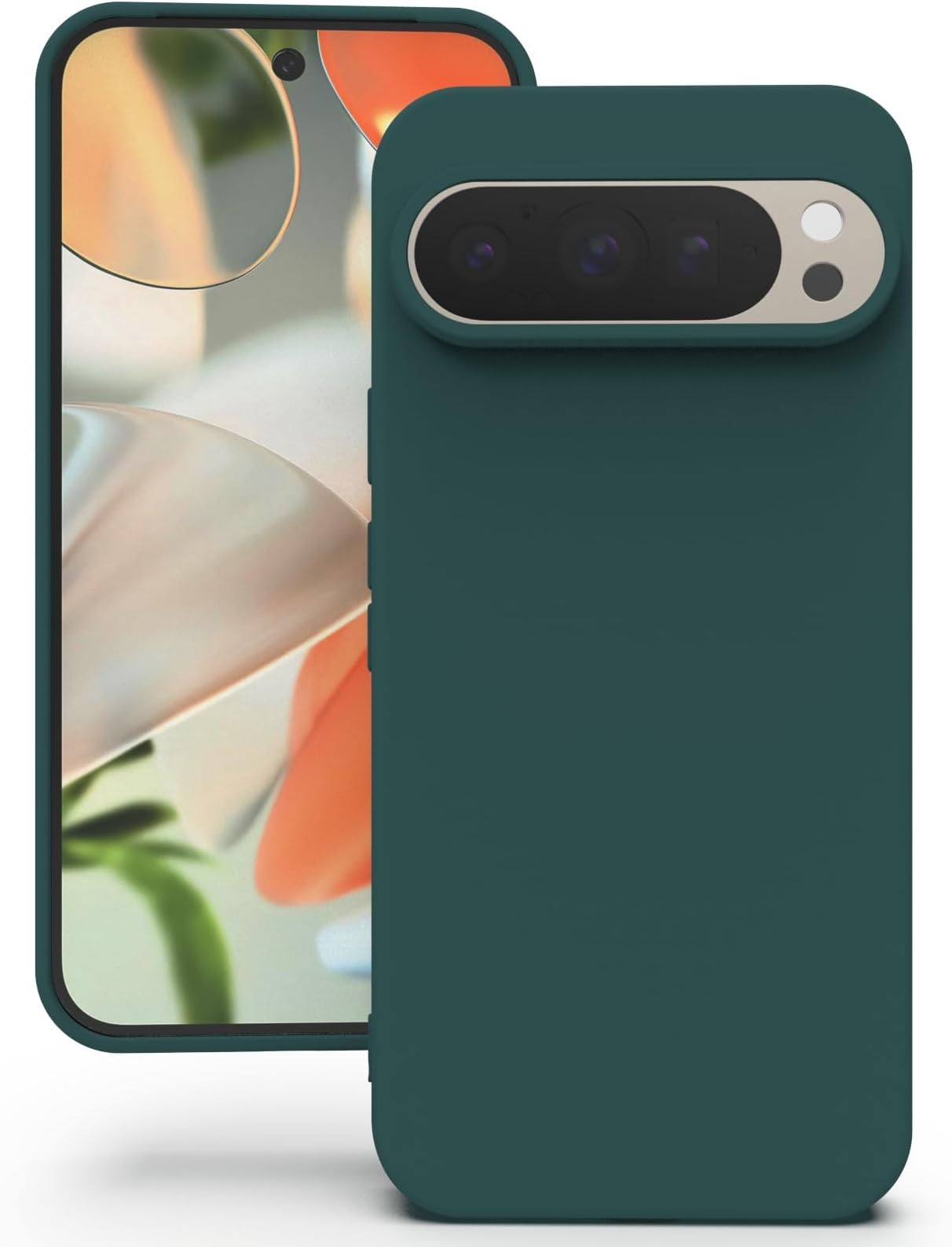 Kwmobile Case Compatible With Google Pixel 9 / Pixel 9 Pro Case - TPU Silicone Phone Cover With Soft Finish - Antique Pink Matte - View #11