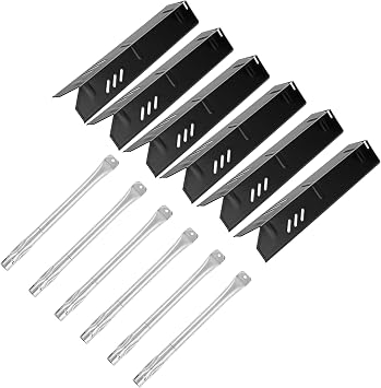 Heat Plates & Grill Burners for Outdoor Gourmet 6 Burner, Porcelain Steel