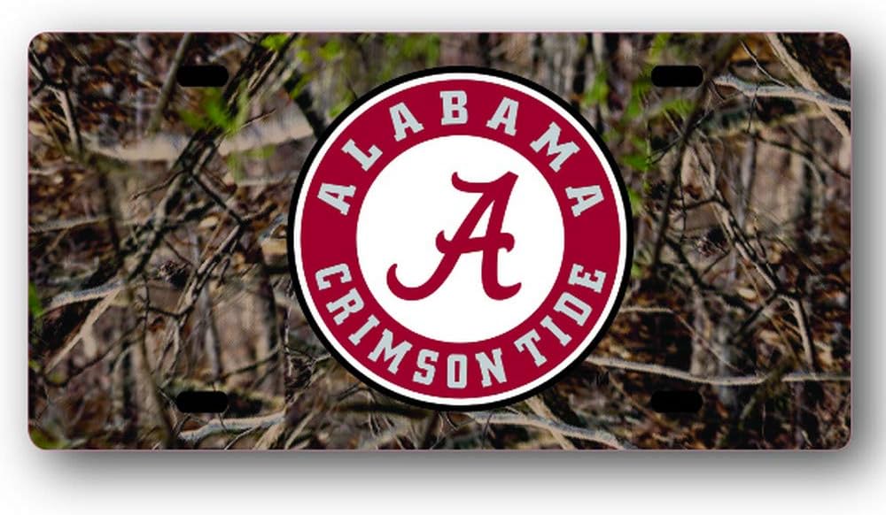JAYMAC NCAA Alabama Crimson Tide License Plate
