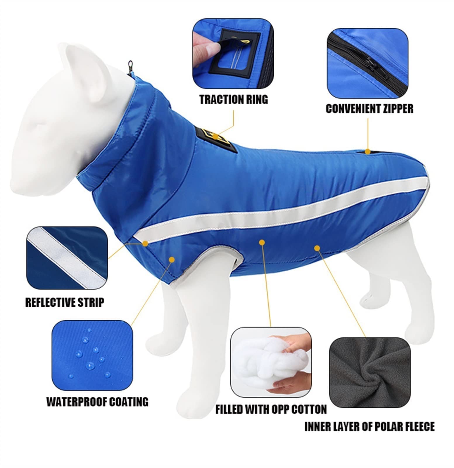 Spooks ドッグコート クラシック　ブラック XL ドッグウェア 冬用 Amazon.co.jp: 大型犬用ドッグコートシックンジャケット、ハーネス