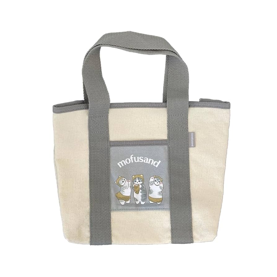 Amazon.co.jp: mofusand 中仕切りミニトートバッグ ＜ D