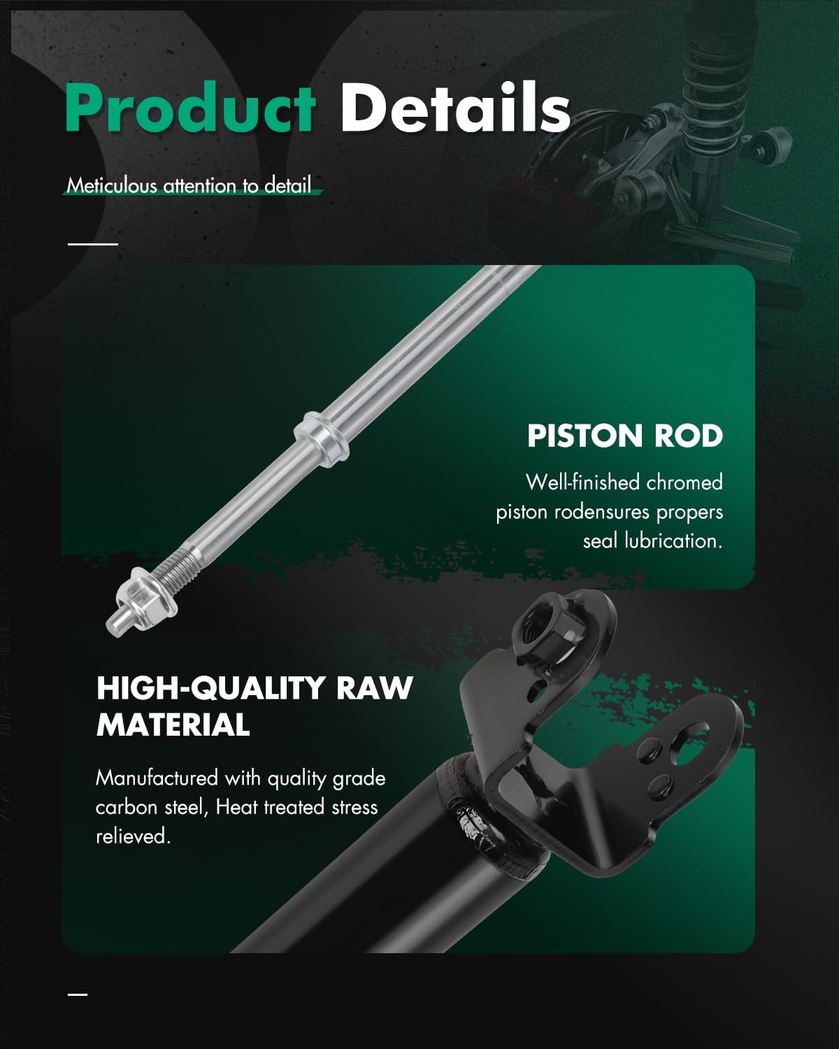 Shocks Struts,SCITOO Rear Shock Absorbers Fit for Nissan Maxima 2004-2008 Strut Assembly accessory set of 2