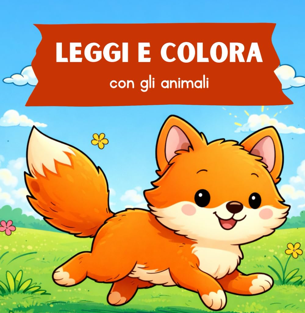 Leggi e colora con gli animali: Un libro con frasi da leggere e disegni da colorare sugli animali