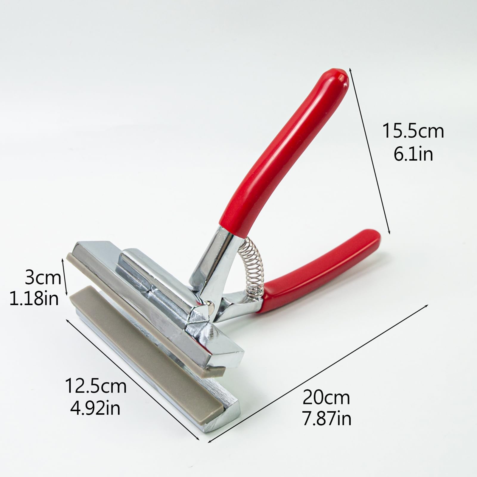 Pinza per tele per tessuti tufting – morsetto professionale per tessuto con ampia apertura, strumento per manico in metallo durevole | design con impugnatura a molla forte morsetto per inquadrare