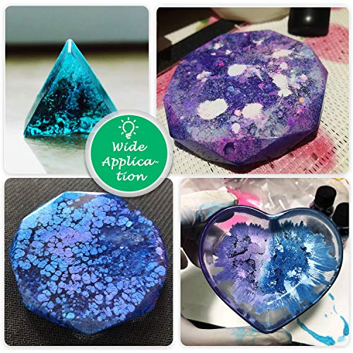 White Alcohol Ink Set - 12 Bottles White Colors Alcohol-Based Ink, Alcohol Paint Dye for Epoxy Resin Painting, Resin Petri Dish, Yupo Creations, Coaster, Painting, Tumbler - 120ml/4fl.oz