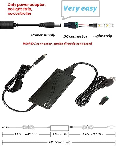 Miniatura 5 de Transformador de conmutación de fuente de alimentación de 24 V 3 Amp Adaptador de CA 100V-240V AC a DC 24Volt 3A 1.5A 1A Adaptador de alimentación