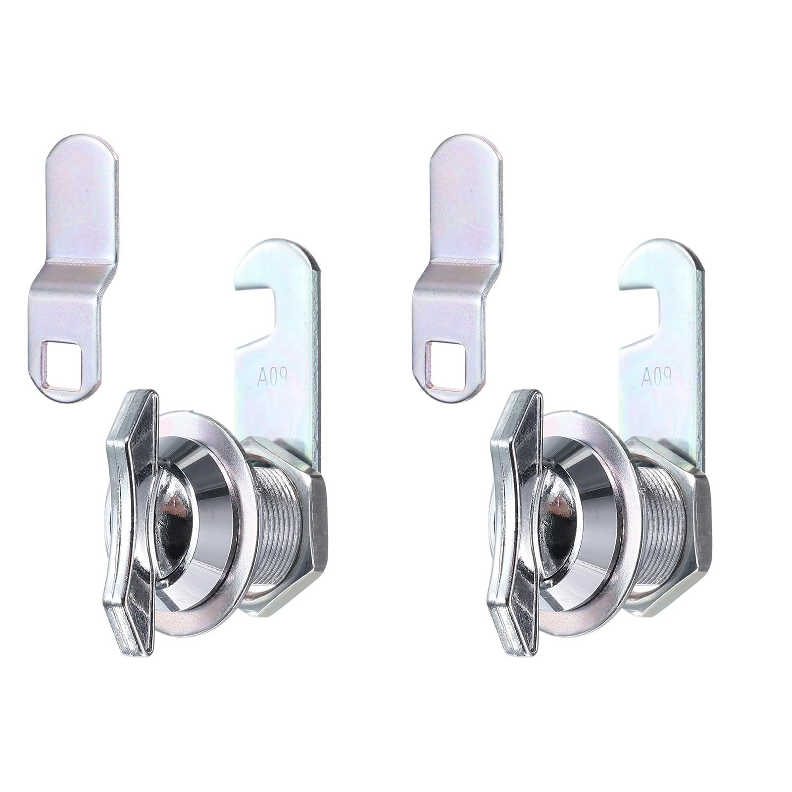 PATIKIL 5/8 Inch Thumb Operated Offset Cabinet Locks