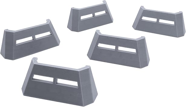 EnderToys Bunker Walls, 3D Printed Tabletop RPG Scenery and Wargame Terrain for 28mm Miniatures