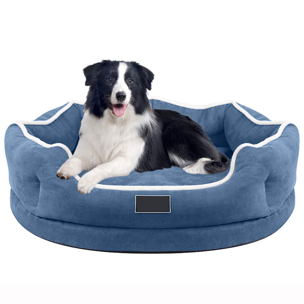 Sac de couchage doux pour petits et moyens chiens avec coussin orthopédique lavable