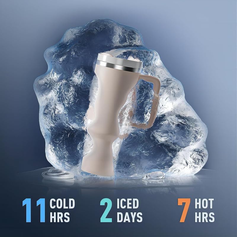 Employee of the Month Laser Engraved Mug Gift for Model Employee Employee Appreciation Tumbler Gift for Him Her 40oz Tumbler Travel Mug with Handle - Image 3