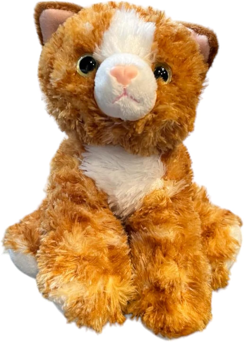 Jolitee Kitten Cat Collection Small Plush Stuffed Animal 8 inch (Orange)
