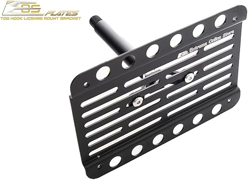 Miniatura 4 de Extreme Online Store Repuesto para modelos de Audi Q8 y SQ8 de 2019  EOS Plate Version 1 Front Parachoques gancho de remolque placa de licencia