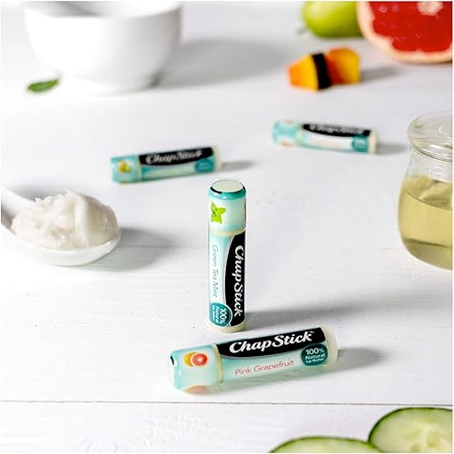 Miniatura 11 de ChapStick Té verde menta 100% ingredientes naturales Mantequilla labial, bálsamo labial hidratante - 0.15 onzas